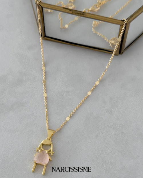 Collar Niña Rosa