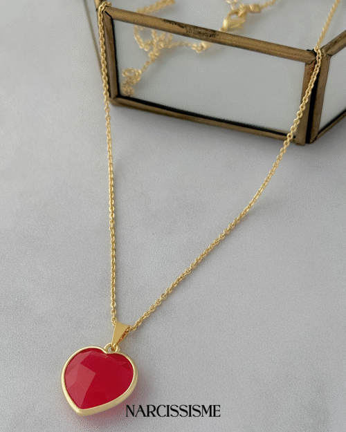 Collar Rojo Intenso