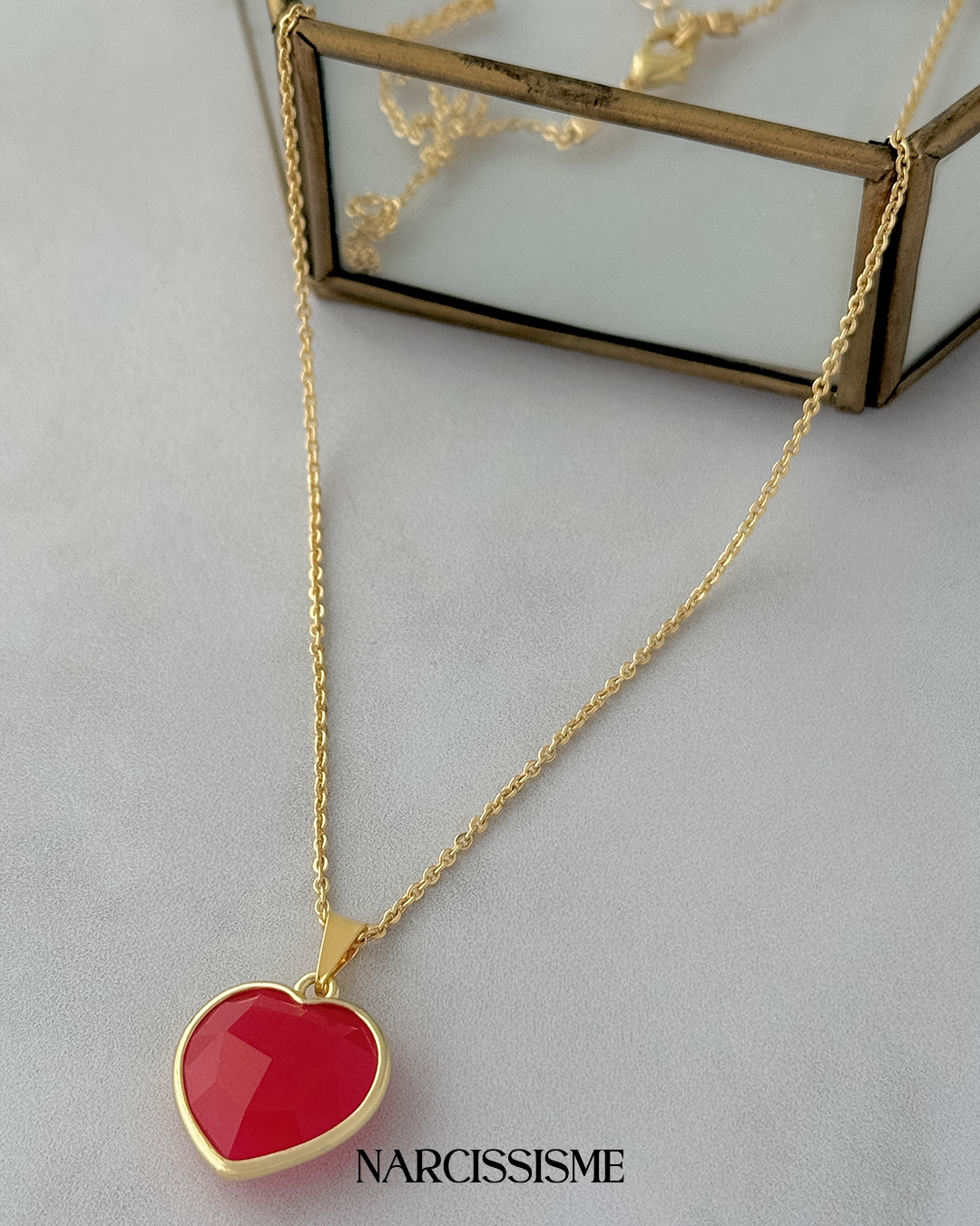 Collar Rojo Intenso